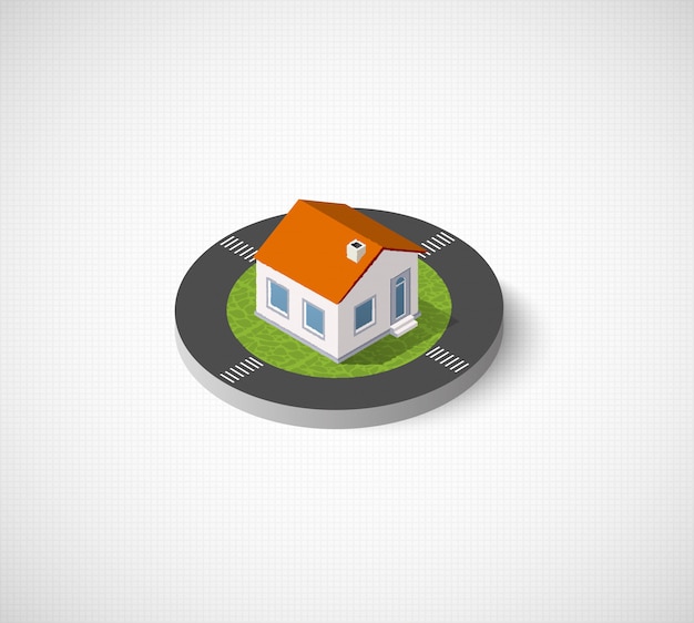 Computador, internet, ícone, isometric, paisagem, de, a