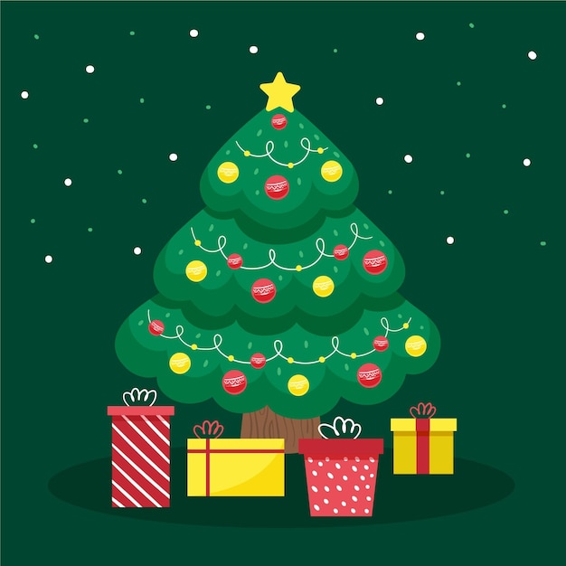 Conceito da árvore de Natal
