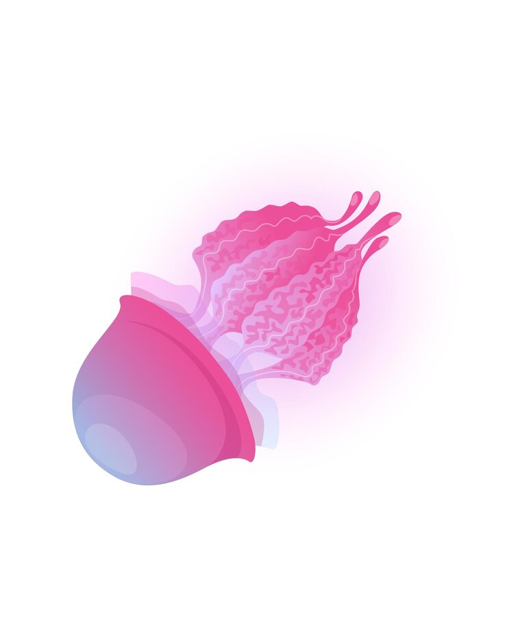 Vetor conceito de água-viva esta ilustração apresenta uma água-viva neon representada em um estilo de vetor plano