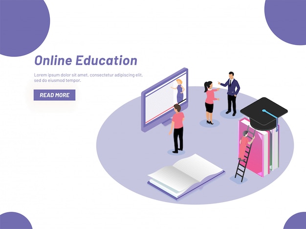 Conceito de aprendizagem on-line.