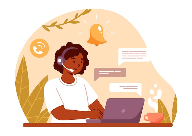Conceito de call center