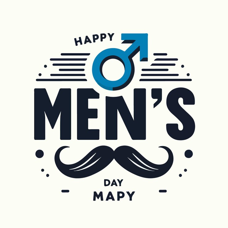 Conceito de cartaz de ilustração vetorial do Dia Internacional do Homem