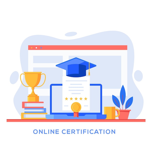 Conceito de certificação online