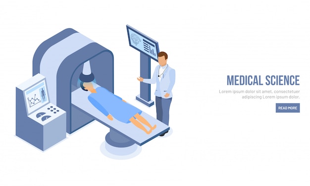 Conceito de ciência médica isométrica.