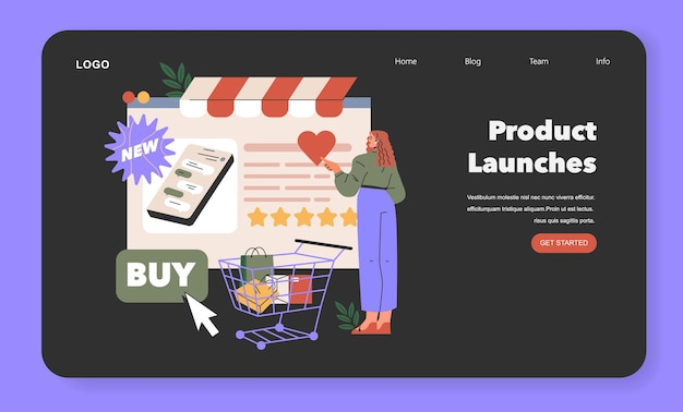 Conceito de compras de Black Friday Uma mulher gosta de fazer compras on-line clicando em um ícone de coração em um aplicativo móvel