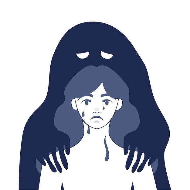 Conceito de depressão transtorno mental sentimento de desespero e desamparo