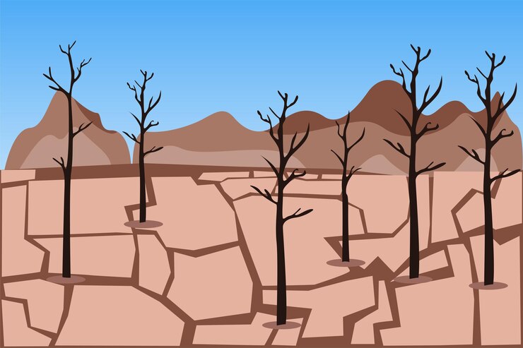 Vetor conceito de desastres naturais ilustração vetorial plana colorida isolada