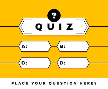 Conceito de design de jogo de quiz intelectual para educação e aprendizagem  de exame de teste perguntas e respostas ilustração em vetor