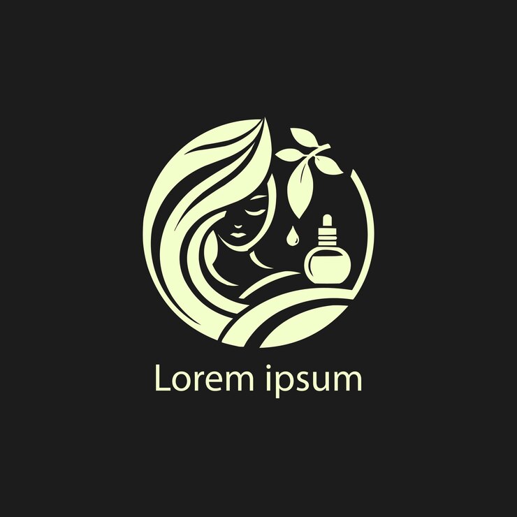 Vetor conceito de design de logotipo do spa