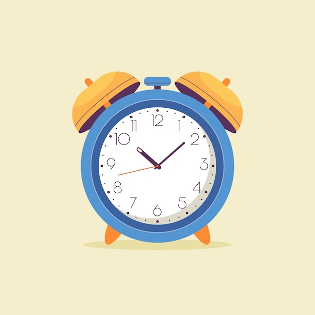 Conceito de despertador. ilustração vetorial