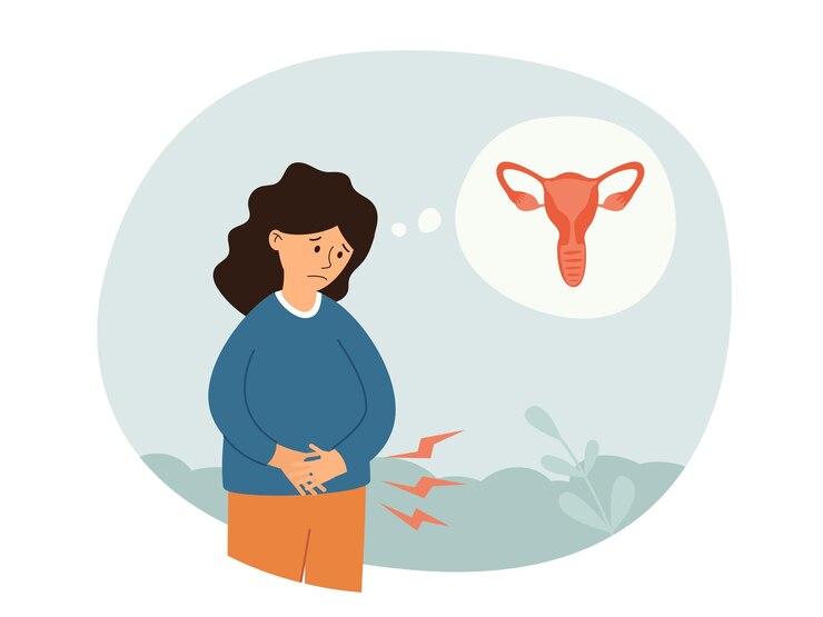 Conceito de doença do sistema reprodutivo feminino Problemas ginecológicos femininos infertilidade endometriose