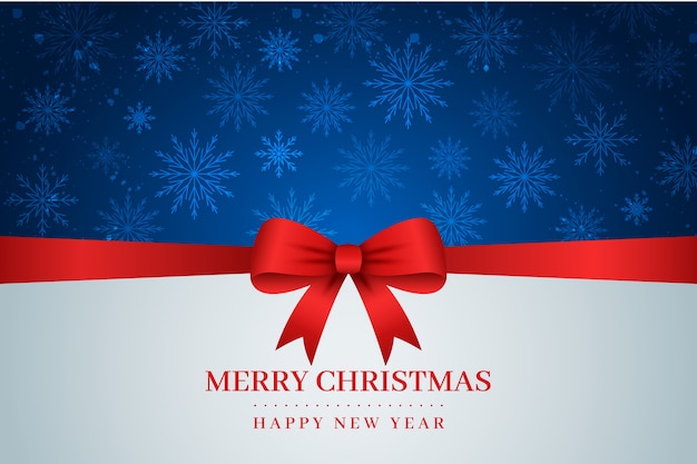 Conceito de fundo de fita de Natal