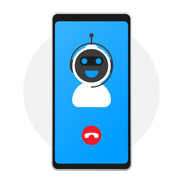 Conceito de ícone do chatbot, bot de bate-papo ou chatterbot.