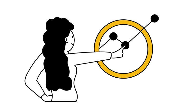 Vetor conceito de ilustração vetorial de desenvolvimento de estratégia de ideia de sucesso e inicialização de negócios comece criativo