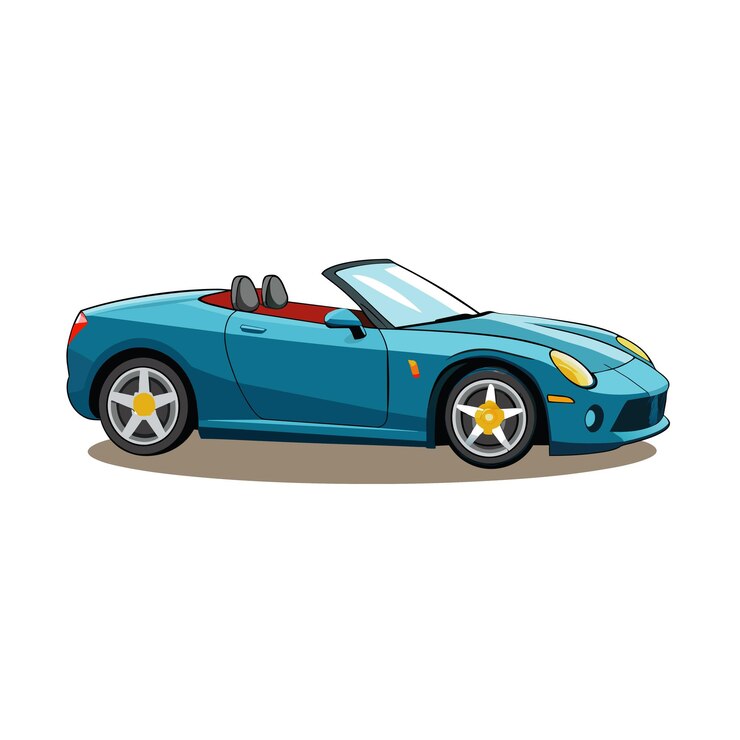 Vetor conceito de ilustração vetorial realista de veículos de automóveis