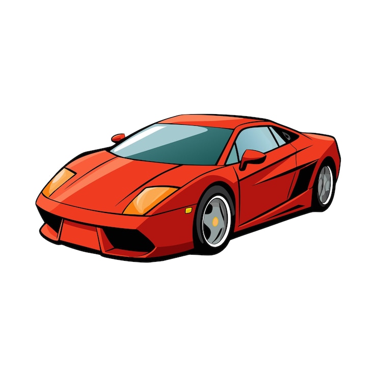 Vetor conceito de ilustração vetorial realista de veículos de automóveis