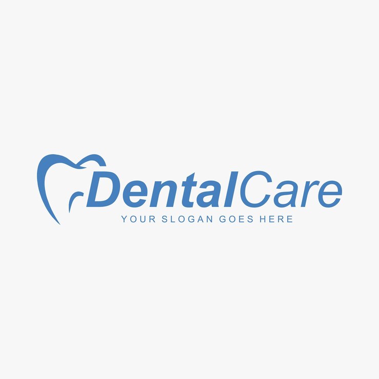 Vetor conceito de logotipo de atendimento odontológico