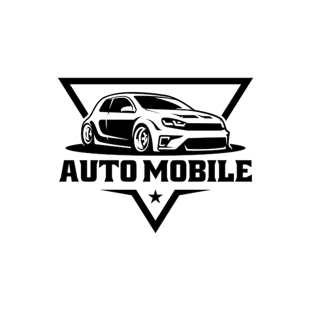 Conceito de logotipo de carro automotivo, logotipo pronto