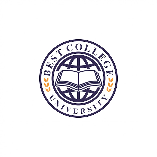 Conceito de logotipo de universidade. modelo de logotipo de universidade