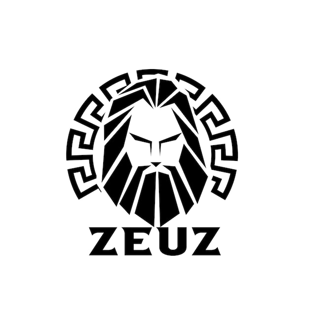 Conceito de logotipo de zeus