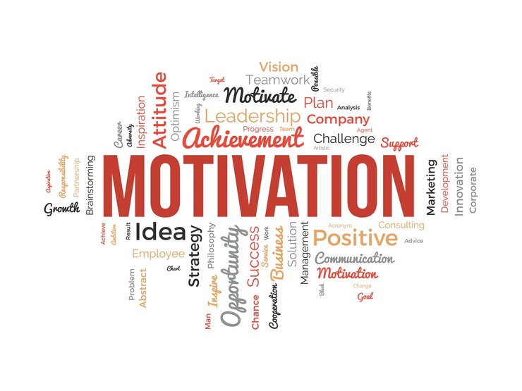 Vetor conceito de plano de fundo da nuvem de palavras para motivação a atitude inspiradora positiva pode melhorar a oportunidade para a ilustração vetorial de conquista de sucesso