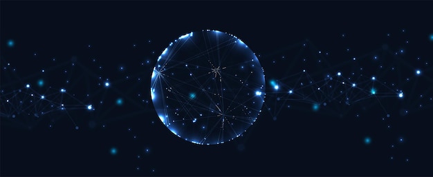 Conceito de rede neural Células conectadas com links Processo de alta tecnologia Fundo abstrato