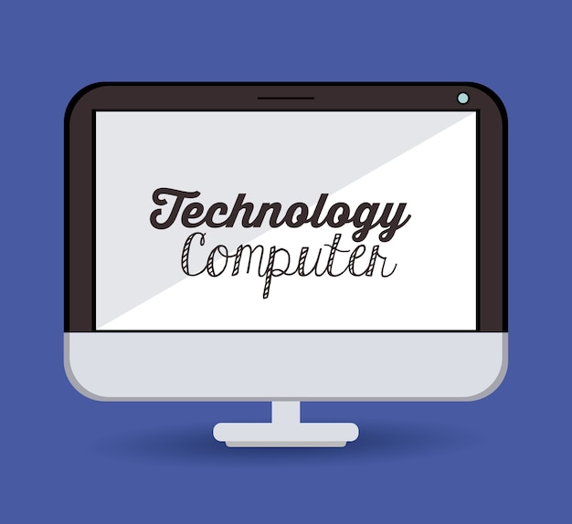 Conceito de tecnologia sobre design de gadget