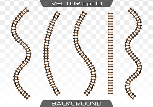 Vetor conceito de transporte de trem, metrô, ferrovia.