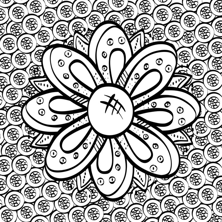 Vetor conceito floral com design de ícone