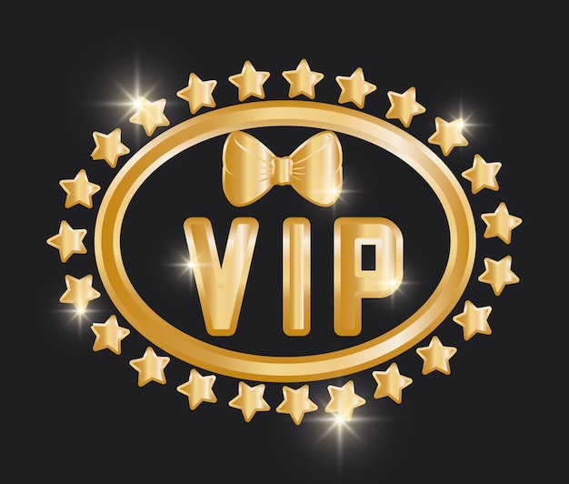 Conceito VIP com design de ícone