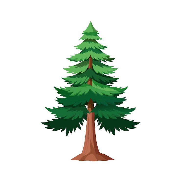 Vetor conceitos de ilustração vetorial de estilo plano de árvores