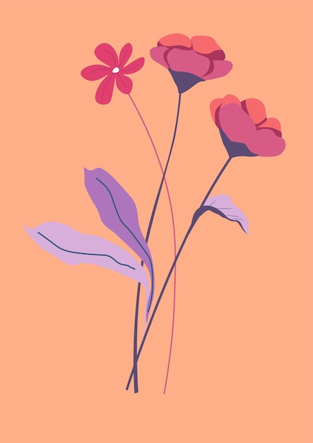Concurso buquê de flores em flor desabrochando