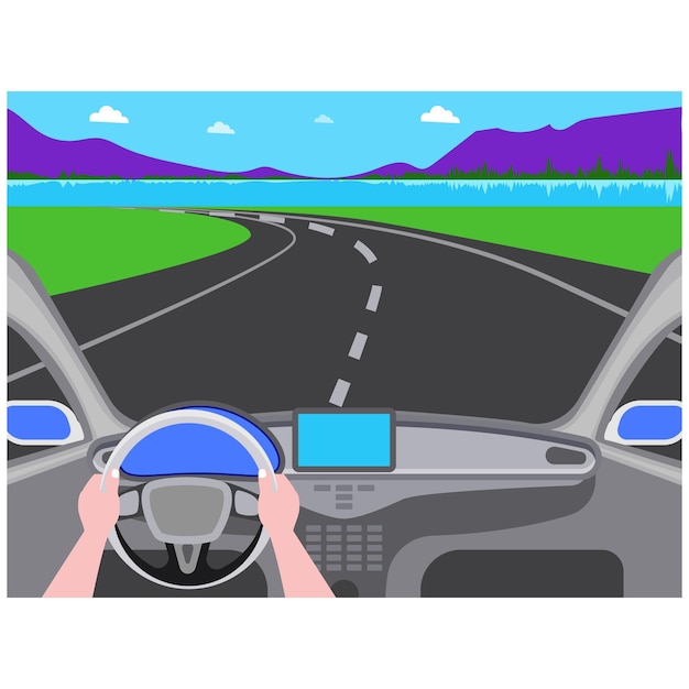 Condução de carro virtual
