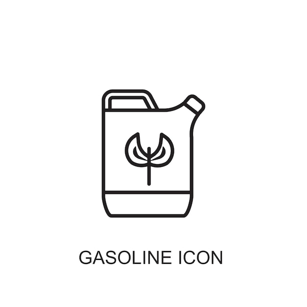 Ícone do vetor de gasolina