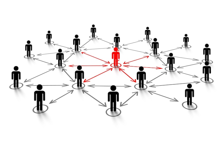 Vetor conectando pessoas online globalmente
