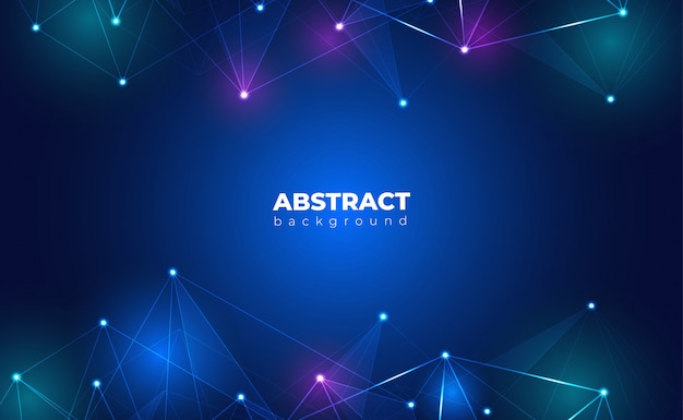 Conexão à Internet, com efeito neon, fundo de tecnologia. conceito de tecnologia de ciência digital.