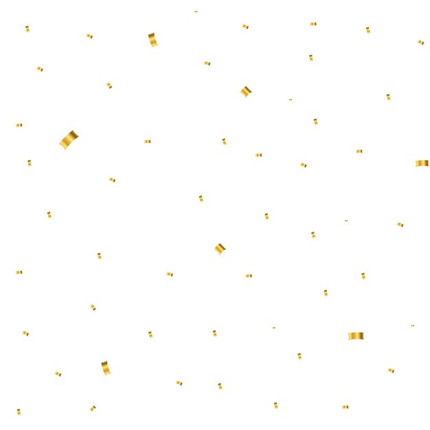 Confetti dourado