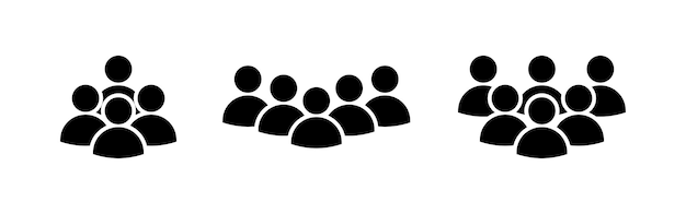 Configuração de ícones planos de perfil de utilizador
