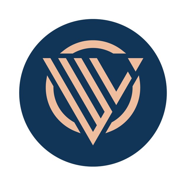 Vetor conjunto criativo de designs de logotipo wl com letras iniciais simples