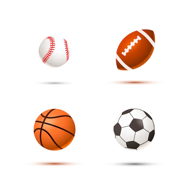 Esportes ícones definir. futebol, beisebol, rúgbi, basquetebol. perfeito  para local na rede Internet Móvel aplicativo, aplicativo ícones,  apresentação, ilustração e qualquer de outros projetos 20231557 Vetor no  Vecteezy