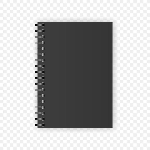 Conjunto de caderno vector realista