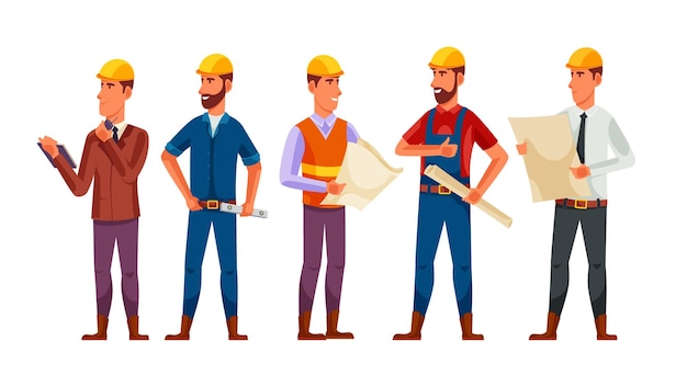 Conjunto de caracteres de engenheiros vetoriais