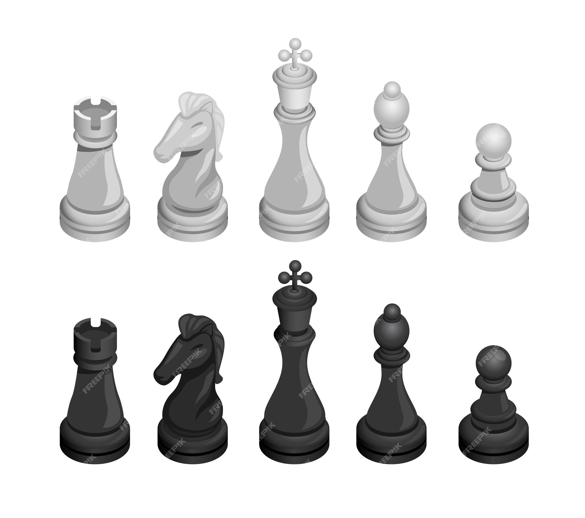 Peças De Xadrez, Sem Costura, De Xadrez, De Desenho Preto E Branco Plano.  Figuras Pawn Rei Rainha Bispo Cavaleiro Torre Ilustração do Vetor -  Ilustração de linha, têxtil: 193101964