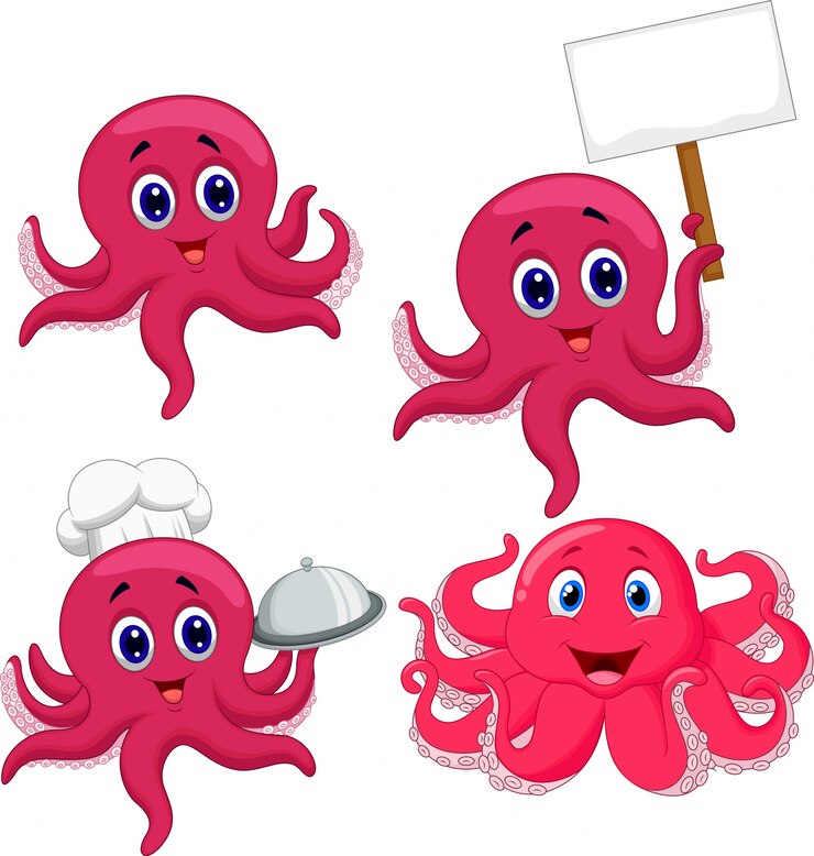Vetor conjunto de coleta de polvo engraçado dos desenhos animados