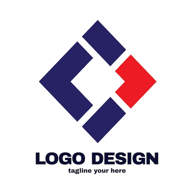 Conjunto de design de logotipo premium para identidade corporativa