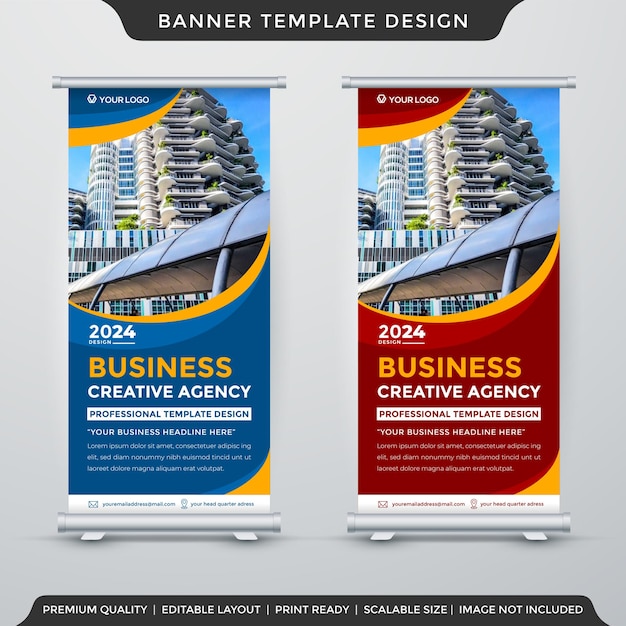 conjunto de design de modelo de banner de carrinho com estilo abstrato e layout moderno