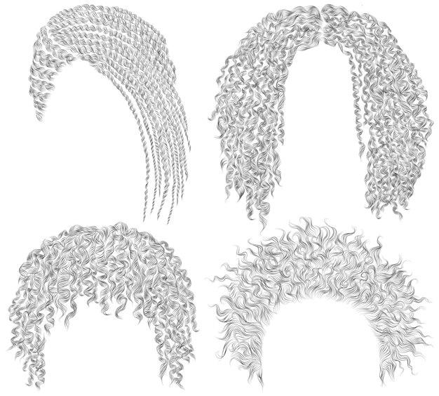 Técnicas para desenhar facilmente diversos estilos de penteados