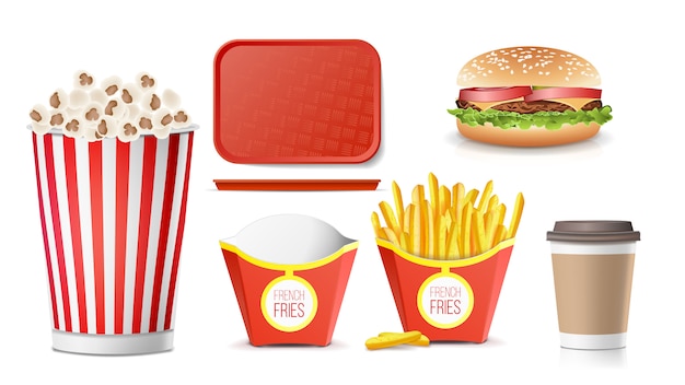 Conjunto de fast food