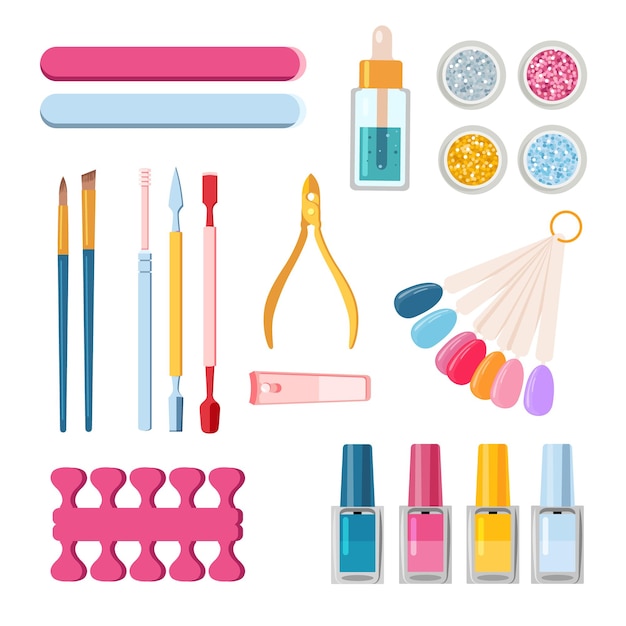 Conjunto de ferramentas de manicure equipamento para cuidados com as mãos