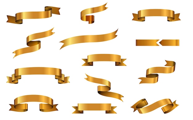 Conjunto de fitas de ouro